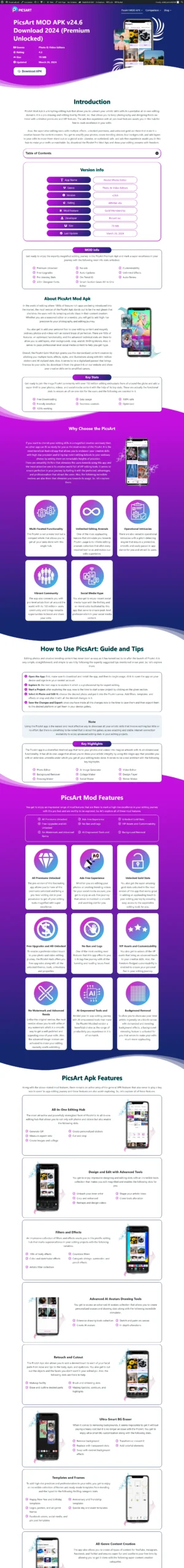 Micro APK Website Design