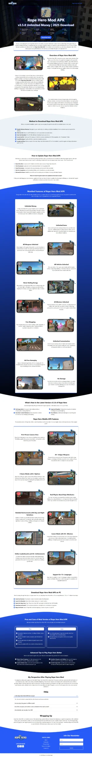 Micro APK Website Design