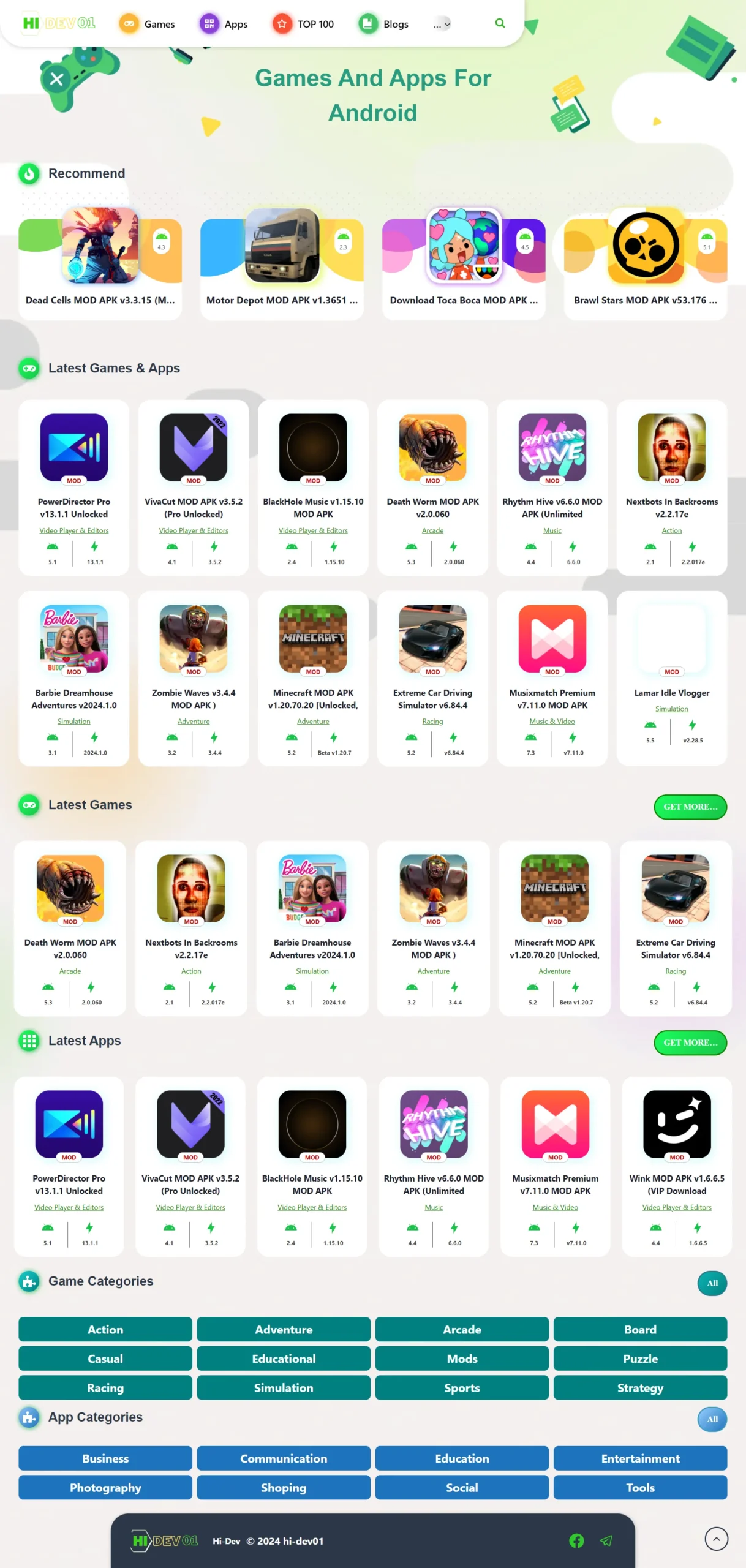 Macro APK Website Design