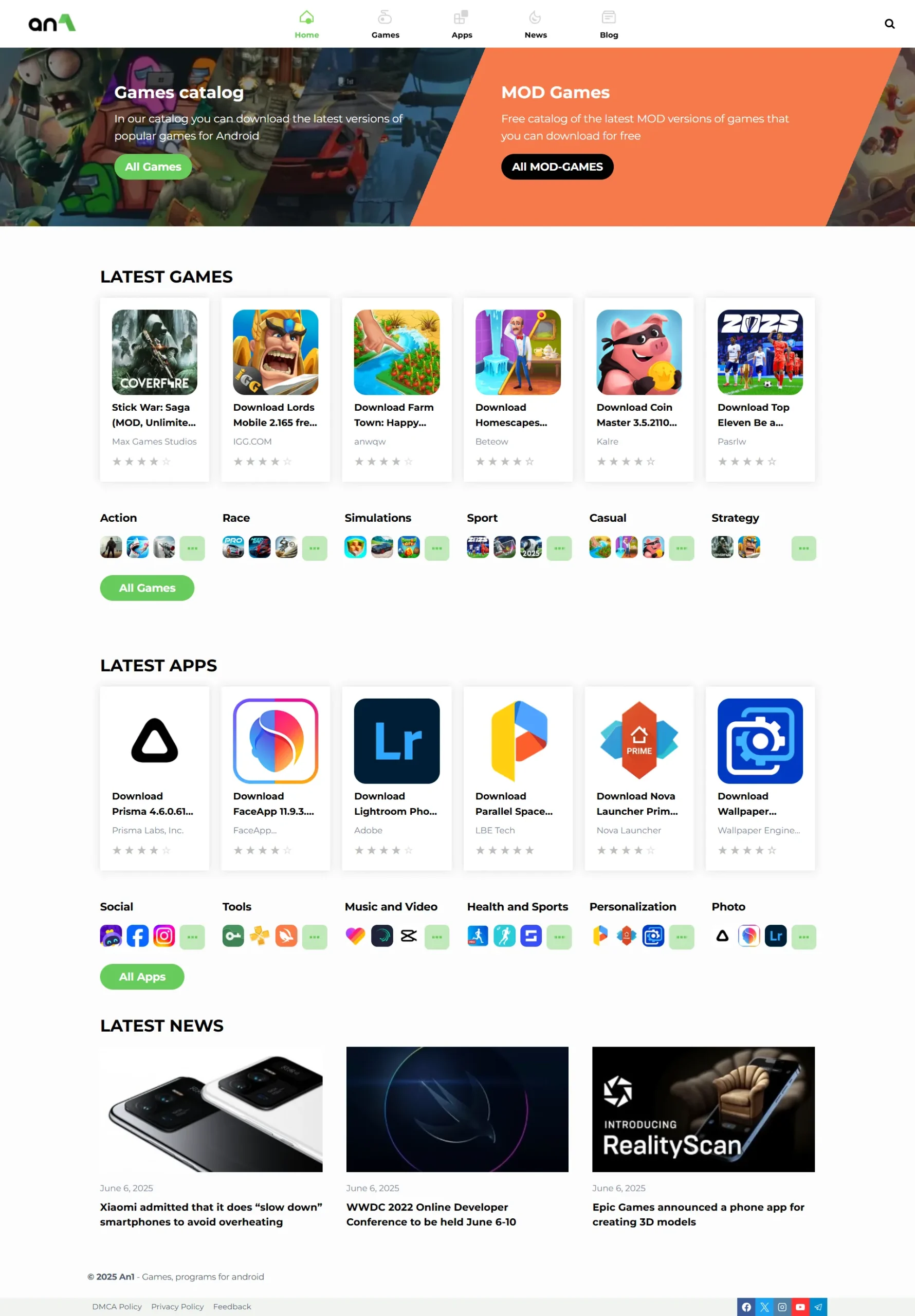 Macro APK Website Design