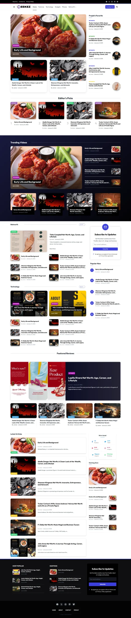 Custom Blog Website Design