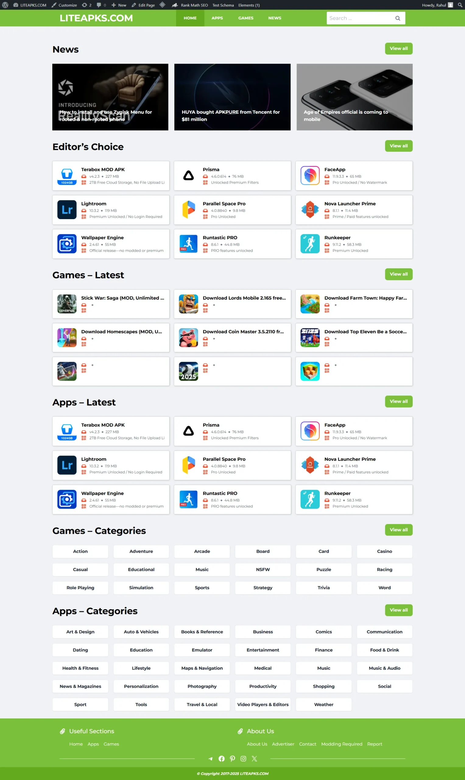 Macro APK Website Design