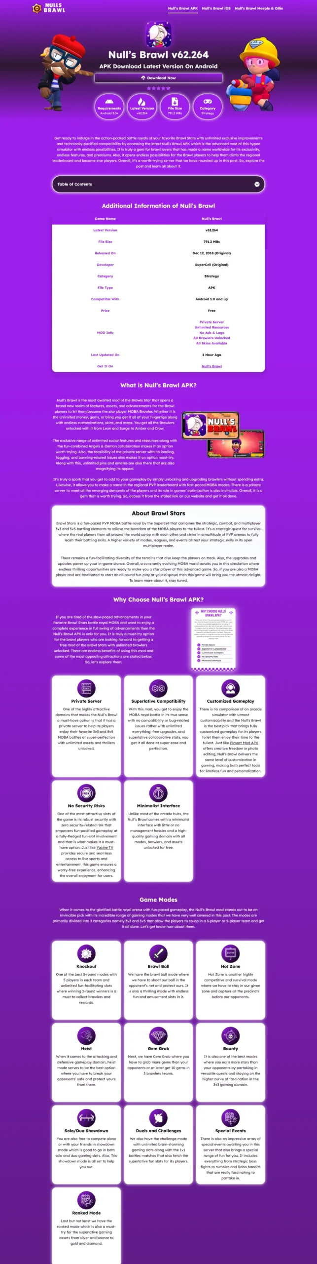 Micro APK Website Design